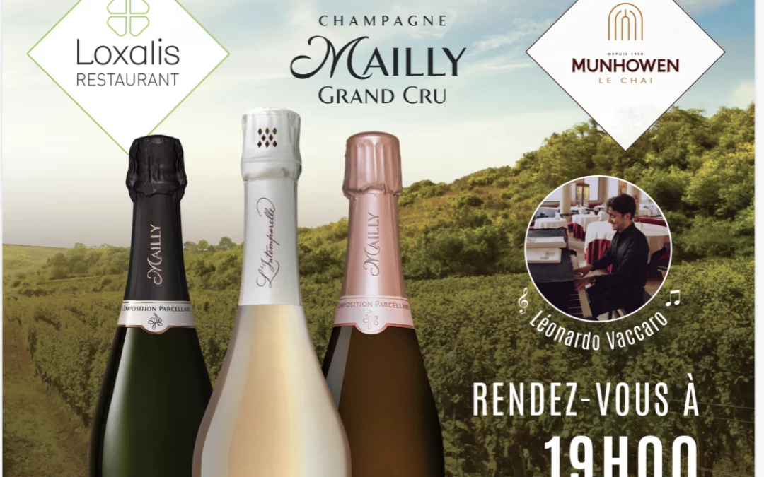 Soirée Découverte Champagne Mailly Grand Cru au Restaurant Loxalis